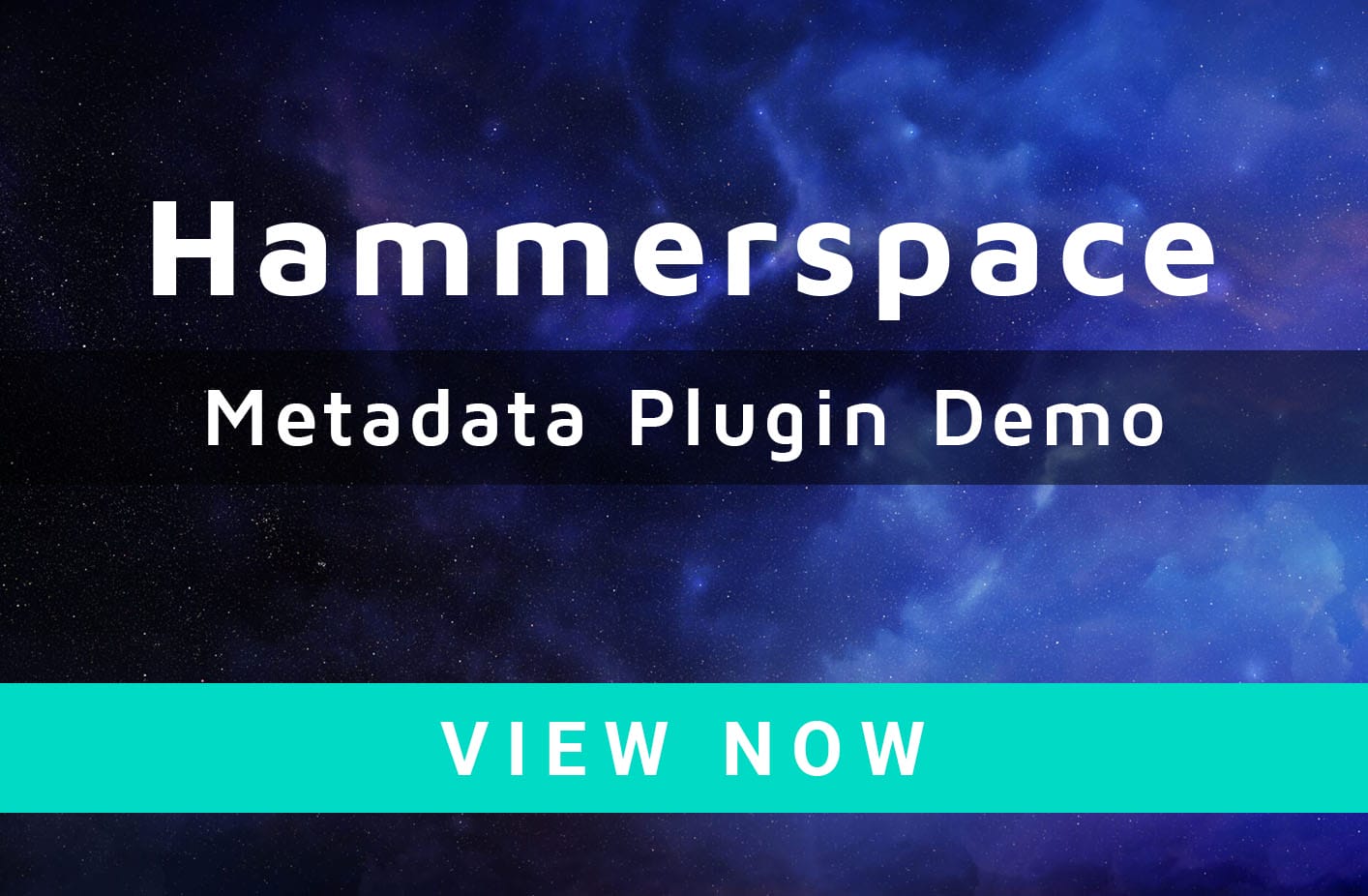 Hammerspace Metadata Plugin Demo